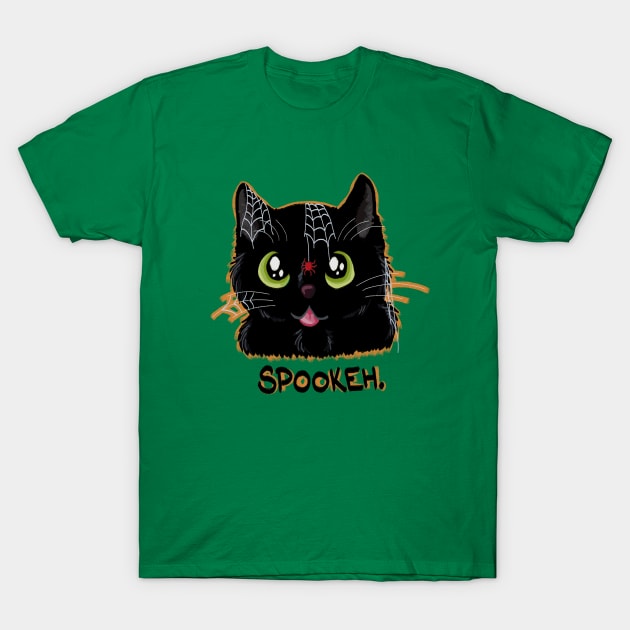 Spookeh Cat T-Shirt by Battsii Collective